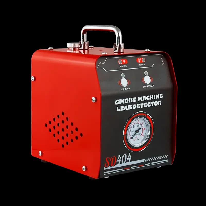 2025 SD404 Test del sistema di scarico 12v Scanner automobilistico Strumento diagnostico per auto Evap Rilevatore di perdite per macchina del fumo con manometro