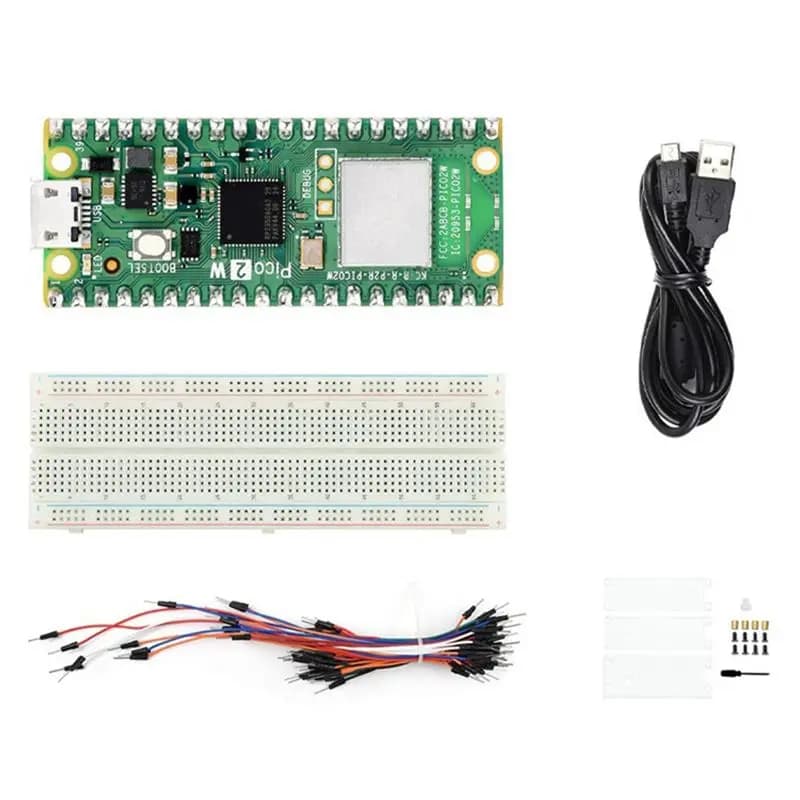 N35R-Pico 2 W Starter Kit For Raspberry Pi Pico 2 W Microcontroller Board, Based On RP2350 Chip, Supports WIFI And Bluetooth