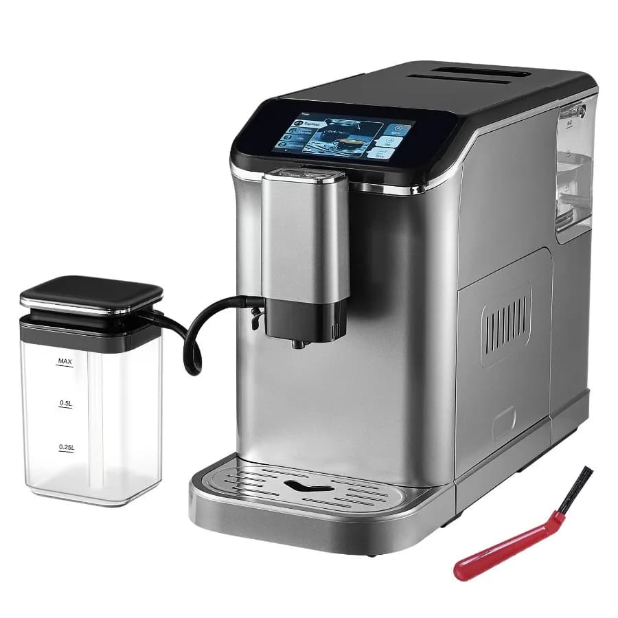 Macchina per Espresso Completamente Automatica - con Montalatte Automatico, 20 Bar, Macchina per Cappuccino e Latte Super-Automatica con Touch Screen TFT