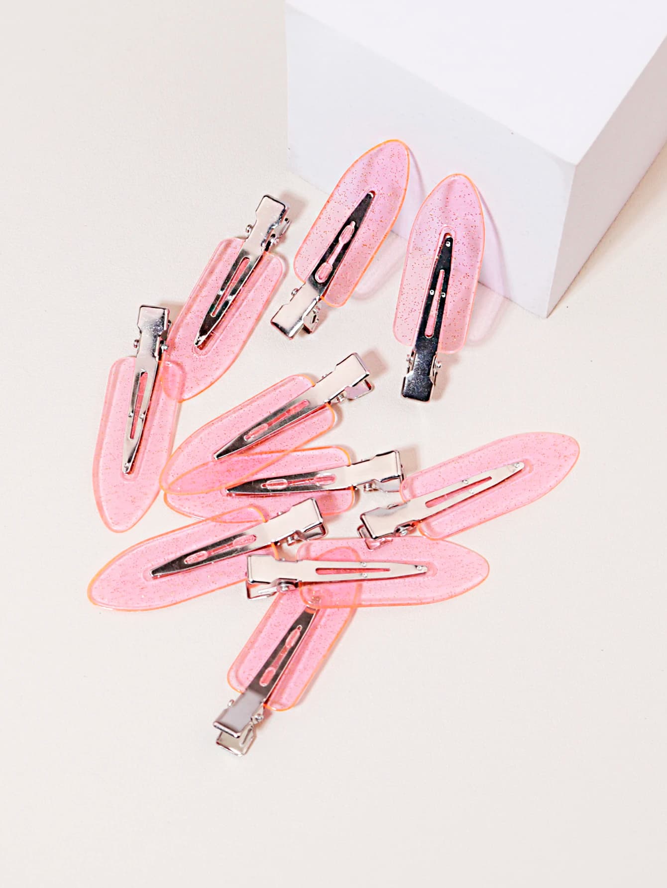 10 transparent hair clips for seamless fashionable girl, facial accessories clip for makeup, hair clips for styling, special for real hair wigs