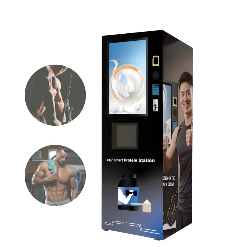 Customized milk serum shake vending machine to distribute protein shakes distributor powder for beverages