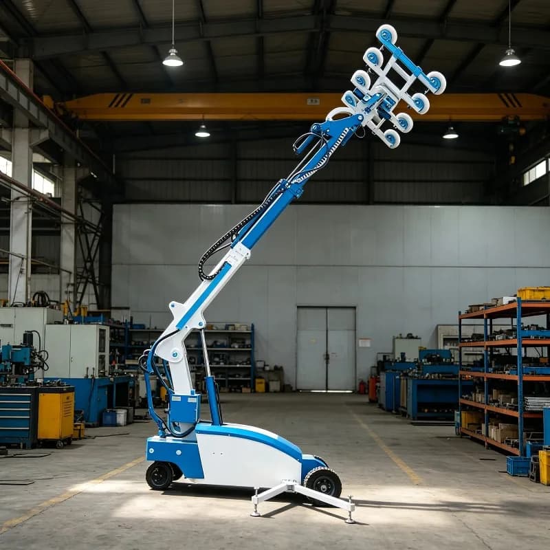 Customized Glass Installation Machine Full Automatic Vacuum Glazing Robot 300-800kg Capacity for Building Facade