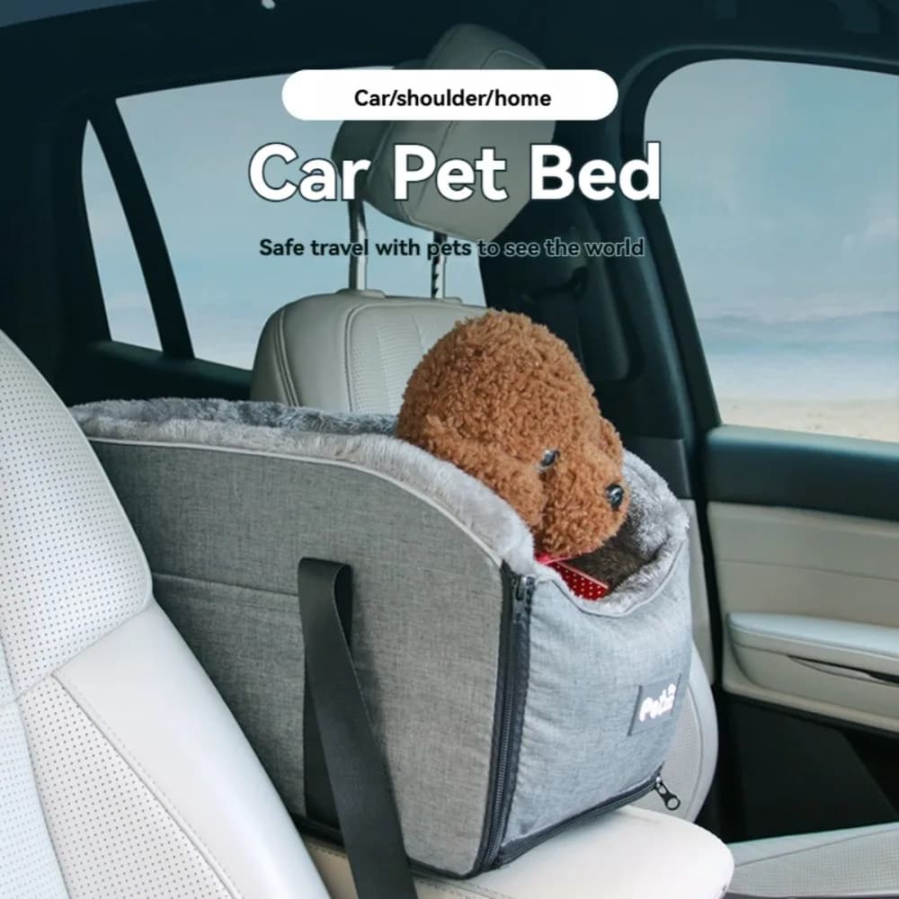 Borsa a tracolla per gita per seggiolino per animali domestici di sicurezza per auto portatile per cani e gatti Protezione per borsa da trasporto per cani da viaggio con controllo centrale