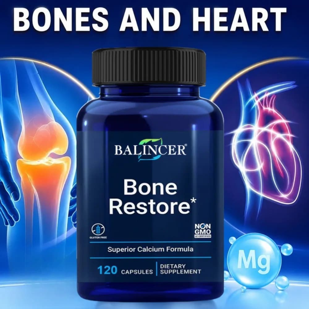 Calcium Magnesium Zinc + D3 Supplement, Non-GMO, Gluten-Free, for Bone & Muscle & Immune Health, 120 Count