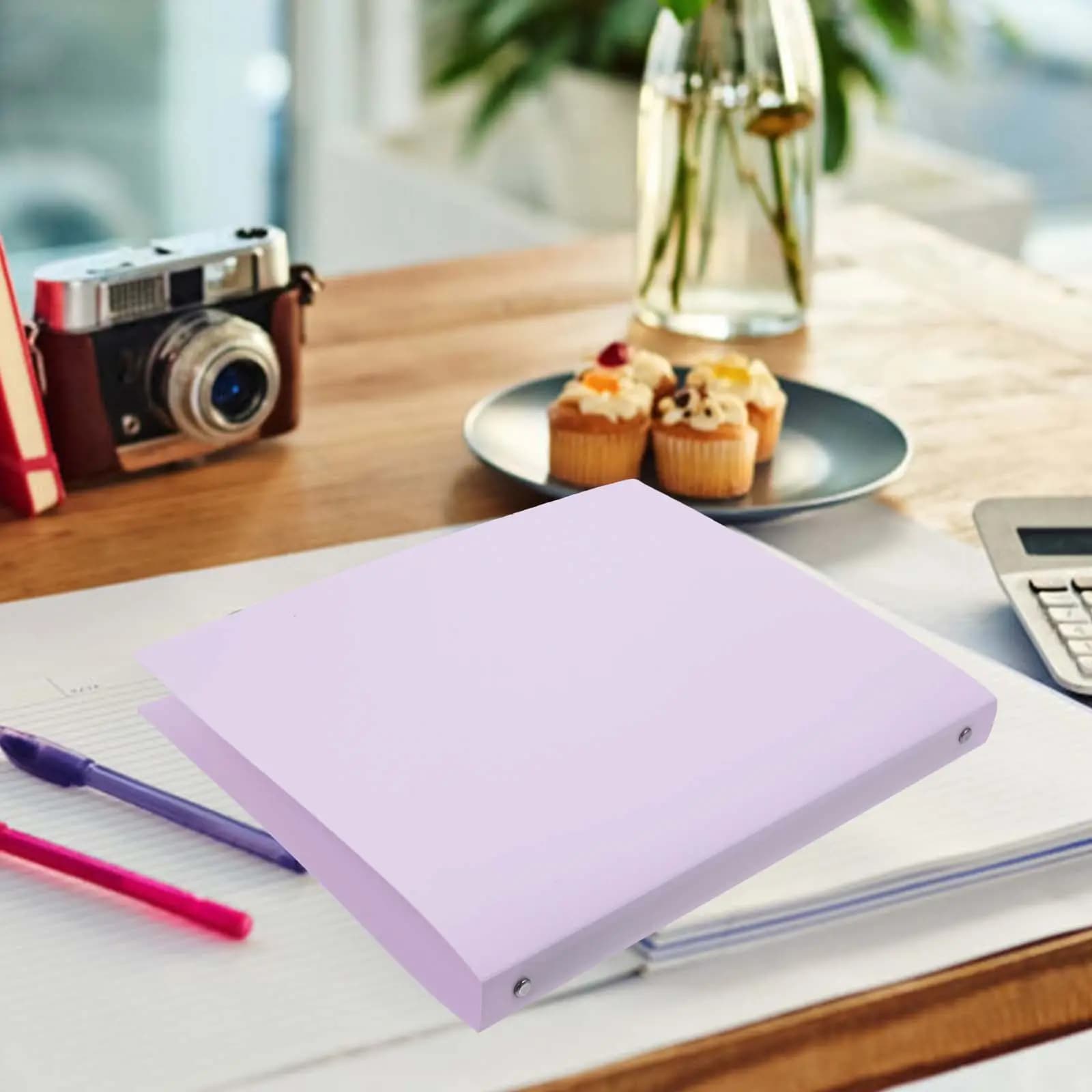 High-Quality 4-Hole Music Score Folder Multi-Function Document Organizer for School Office Home Use Aesthetic Desktop File