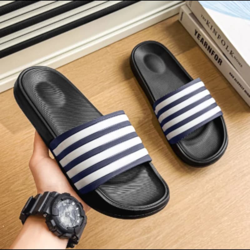 Big Size Summer One Line Slippers Soft Sole Non Slip Casual Slides Suitable for Home Seaside Daily Leisure All Day Wear