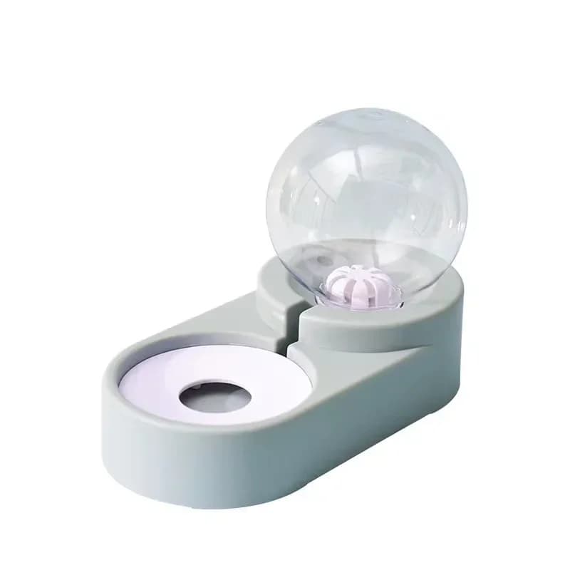Nuovo Contenitore per Alimenti da 1,8L, Ciotole Automatiche con Bolle per Animali Domestici, Fontanella per Acqua Potabile per Gatti, Cani e Gattini, Accessori per Animali