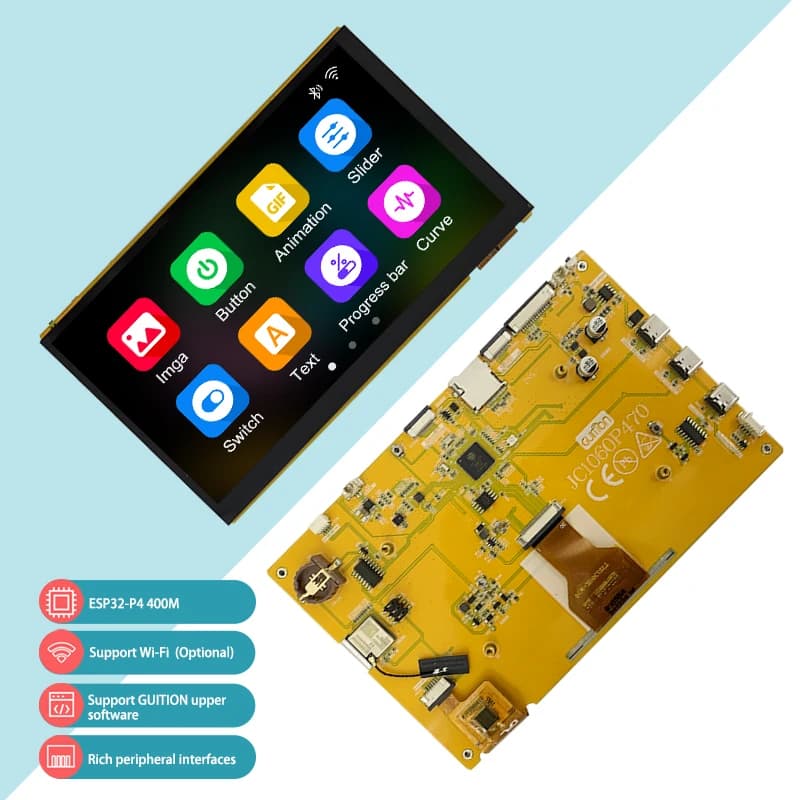 ESP32 P4 7inch LCD Development Board Capacitive Touch Screen Onboard ESP32-C6 Camera Speaker Port for Arduino ESP IDE