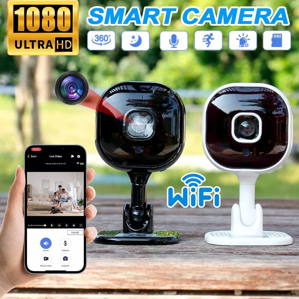 Telecamera IP wireless 1080P Visione notturna esterna Telecamera di sorveglianza CCTV Audio bidirezionale Telecamera di sicurezza Wifi Smart Home Baby Monitor