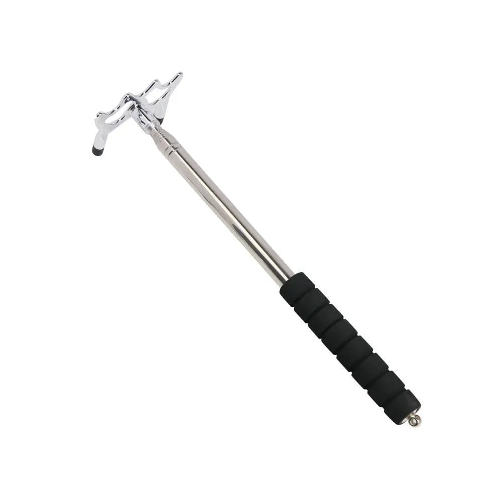 Billiard Cue Rest Stick Telescopic Stainless Steel Bridge Head Detachable Pool Pole Support Accessory Adjustable