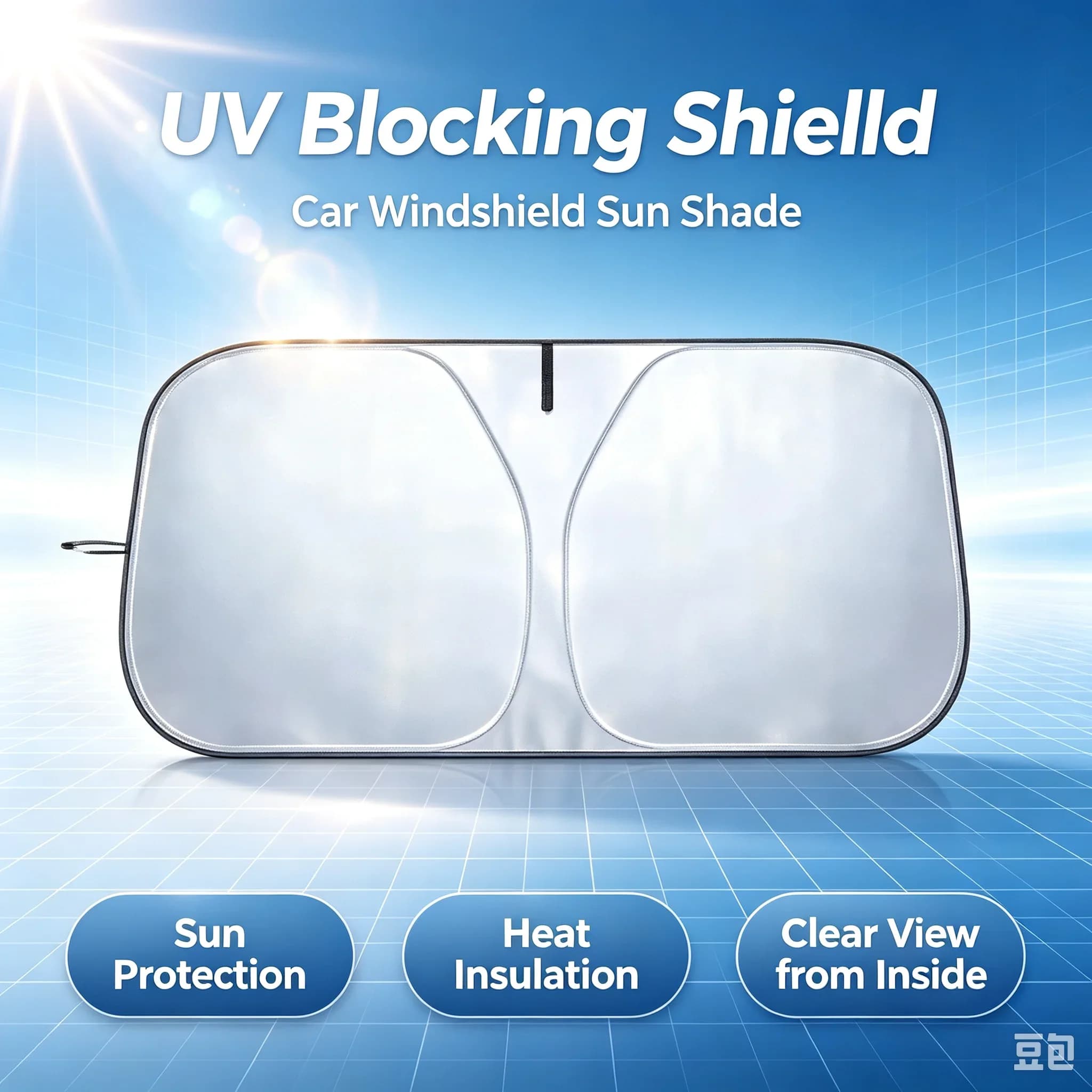 Car Front Window Sunshade UV Protection Shade Sun Protector Windshield Visor Cover Auto Curtain Sunshade Accessories Car parts