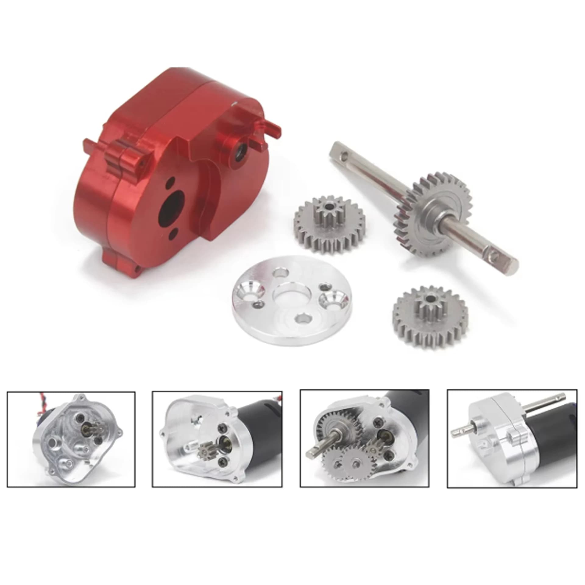 Metal Gearbox Gear Set for MN82, MN99S, MN168, and MN78 Remote Control Car Upgrade Accessories