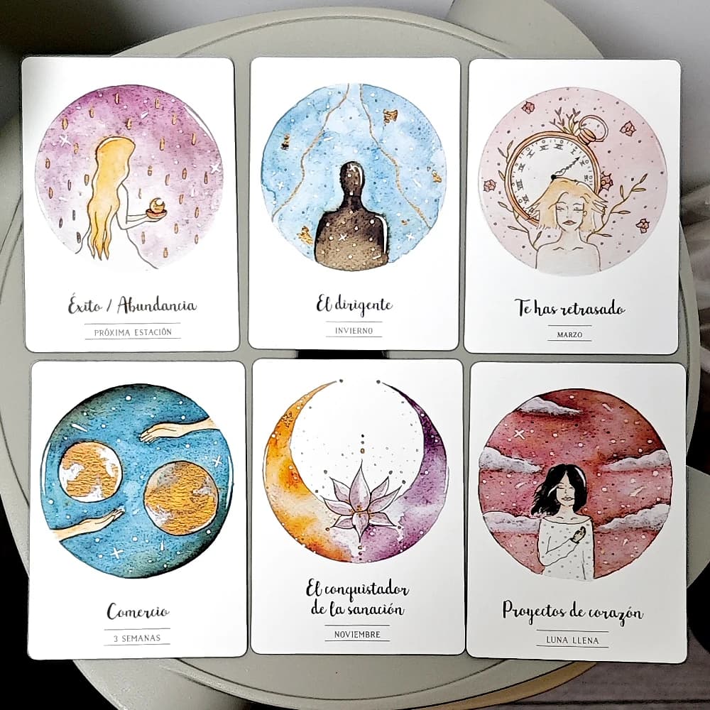 10,5 * 7,5 cm - Mazzo Oracle Life Mission 42 pezzi Bellissime carte Oracle in lingua spagnola