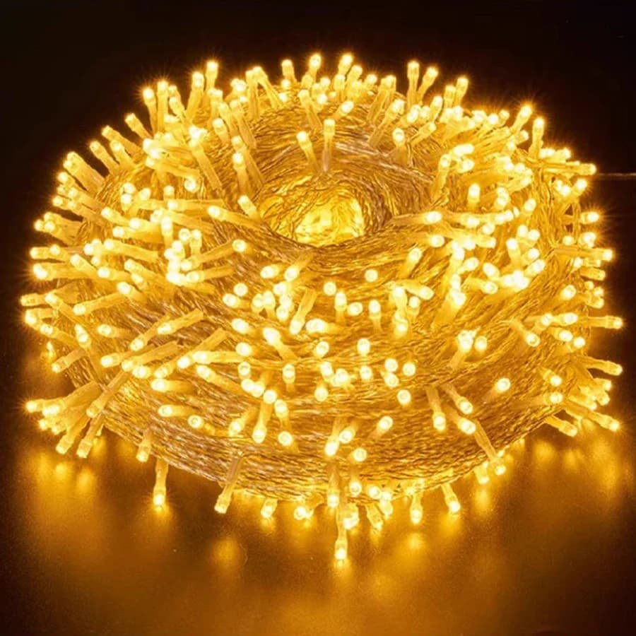 100M/50M/30M/10M Holiday LED Christmas Lights Outdoor Waterproof Garland Fairy String Lights Garden Decoration for Party Wedding