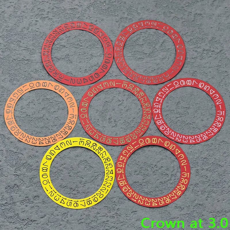 NH35 NH36 Data Quadrante Patch Data a 3.0H Adatto Per NH35 NH36 Giappone Movimento Meccanico Automatico NH35 Data Quadrante Ruota Pasta Tablet