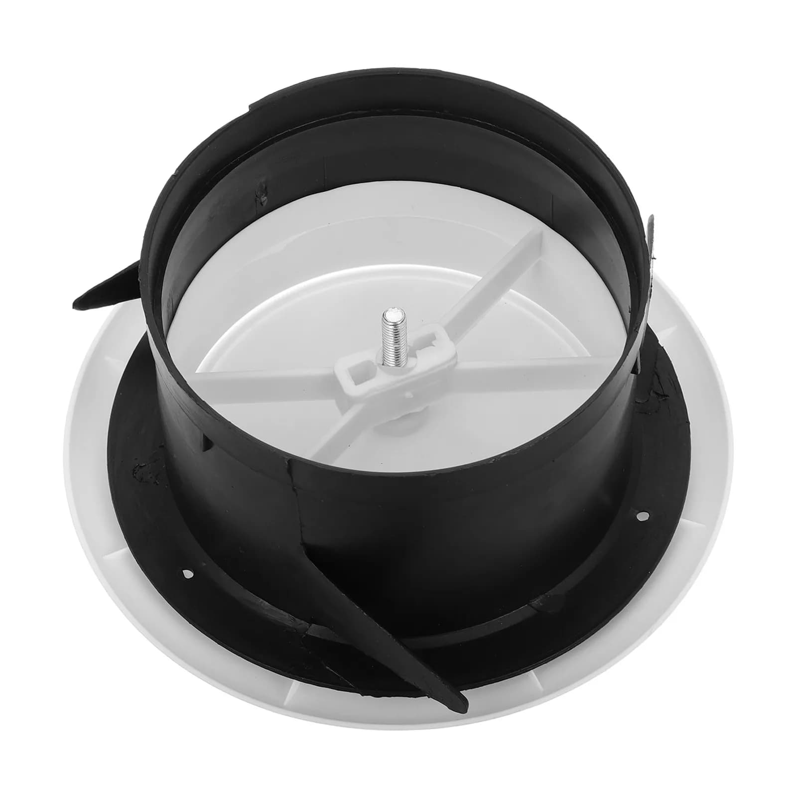 Diffusore d'Aria Rotondo in ABS, Copertura per Ventilazione a Soffitto, Flusso d'Aria Regolabile per Bagno, Cucina, Garage