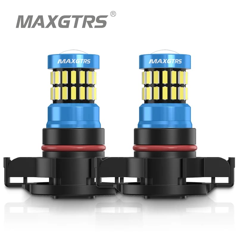 2x 2504 PSX24W 12276 LED 6000K Xenon Bianco Luci Fendinebbia DRL Luci Diurne Lampadine Auto Super Luminose Lampada di Ricambio Auto