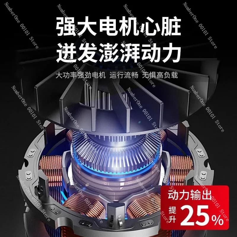Soffiatore a Zaino Professionale 48V ad Alta Potenza, Senza Fili, con Batteria al Litio, per Foglie, Polvere e Neve - Ideale per Giardino e Cortile