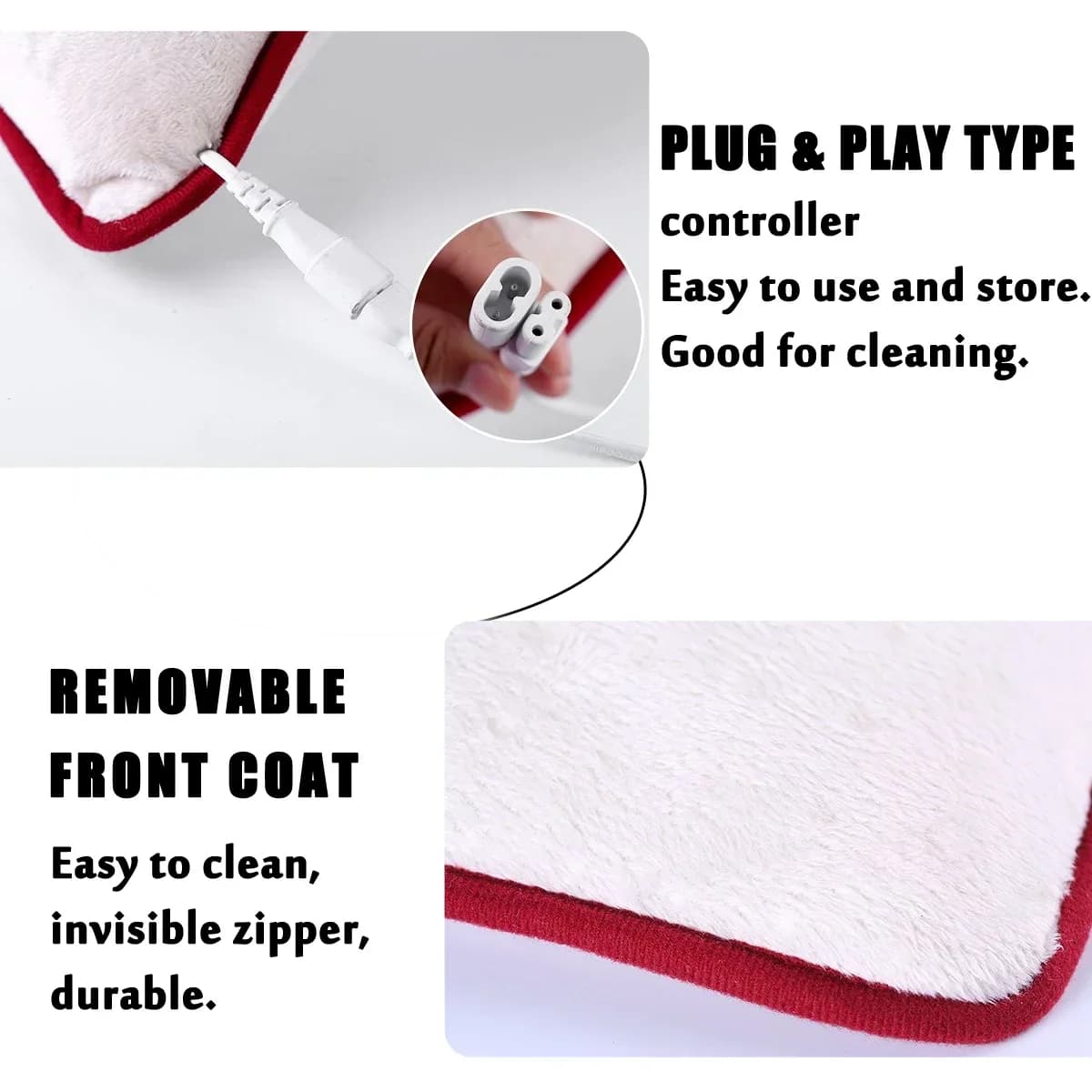 Electric Heated Pad 220V Heat Mat Heating Blanket Warming Bed Carpet Feet Cushion Neck Back Shoulder Pain Relief Body