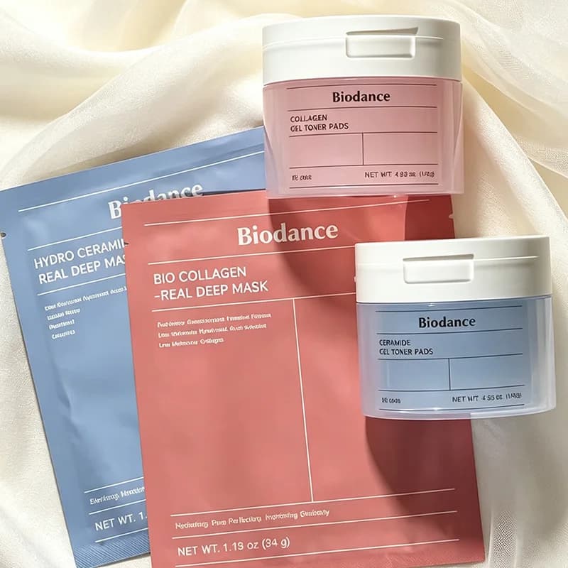 Biodance Brand Bio-Collagen Face Mask Gel Toner Cotton Tablets Collagen Essence Firming Pores Ampoule Moisturizing Skin Care