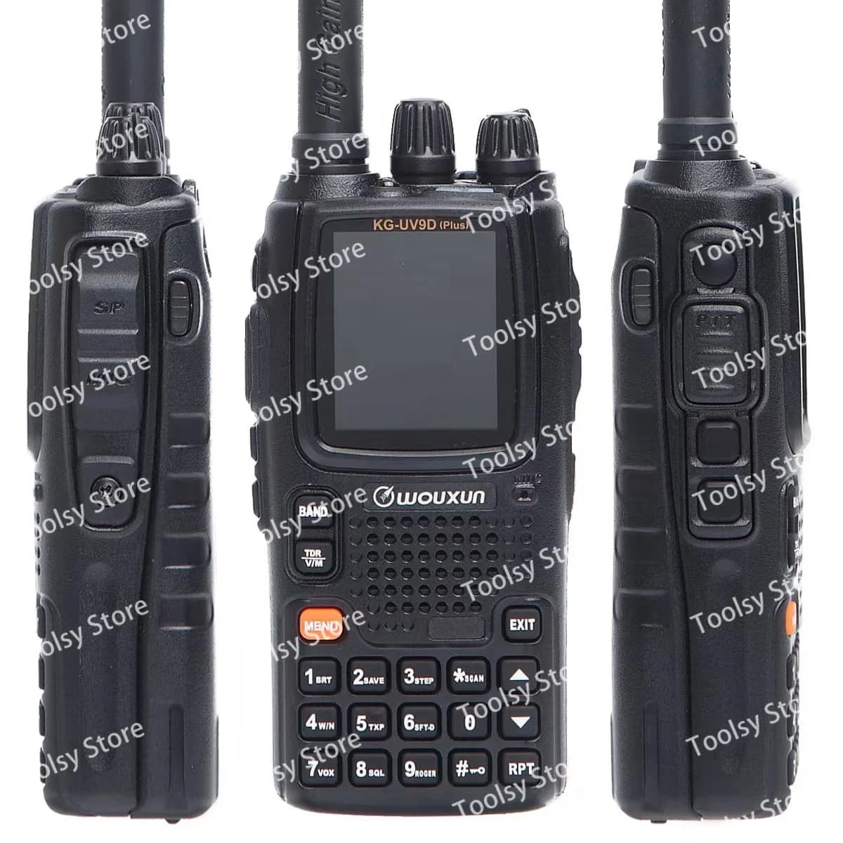 Originale KG-UV9D Plus vhf uhf Multifunzionale Ham Radio Communciatore DTMF 2 Vie Raido 7 bande Walkie Talkie Stazione per