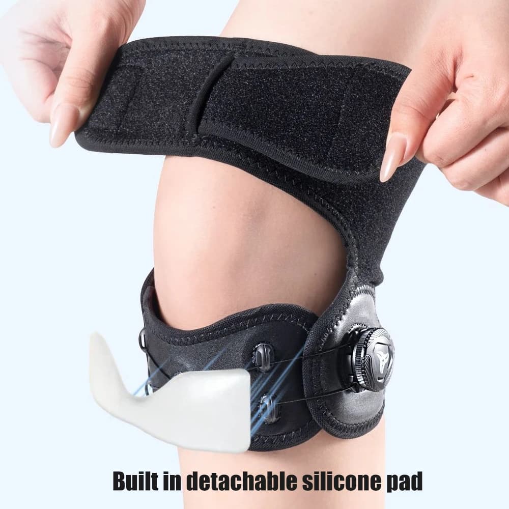 1 pz manopola regolabile tendine rotuleo tutore - stabilizzatore del ginocchio per maglioni al ginocchio, dolore al ginocchio da corsa e protezione sportiva