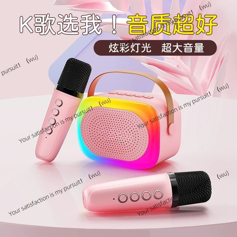 2025 nuovo altoparlante bluetooth wireless piccolo cannone in acciaio con microfono Karaoke integrato mini piccolo stereo portatile colorato