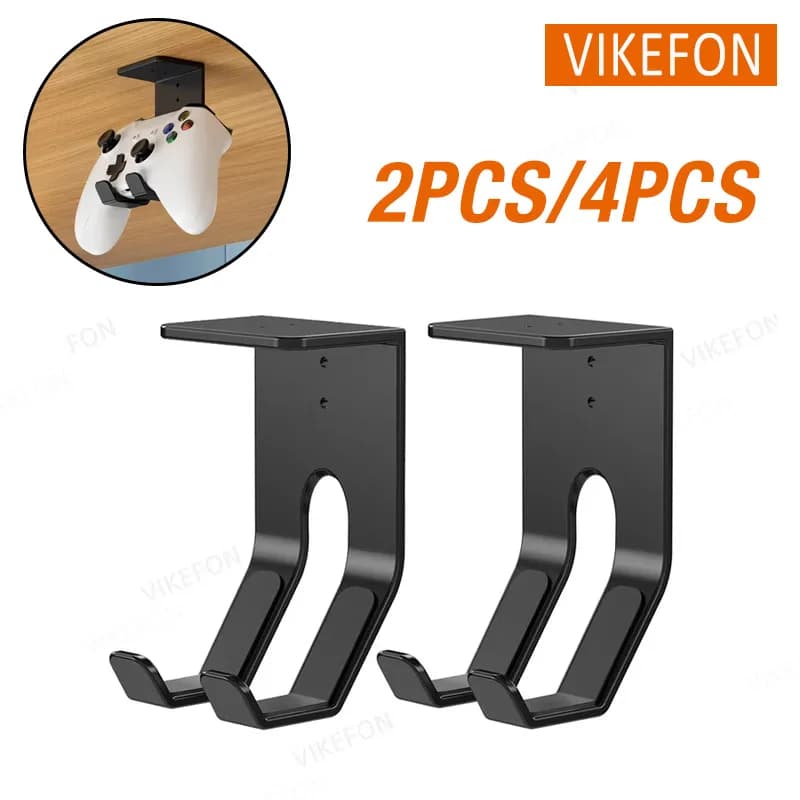 2 pz/4 pz ABS Sotto Il Tavolo Controller di Gioco Rack Console di Gioco Base di Stoccaggio Supporto Per Cuffie Supporto per Sony Xbox Switch PS5/PS4 supporto