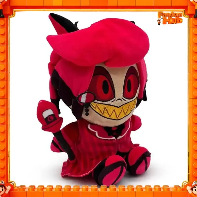Nuovo Arrivo 2026 Hazbin Hotel Angel Alastor Dust Bambola di Peluche Carina, Giocattolo di Peluche, Regalo per i Fan, Bambola di Peluche Realizzata dai Fan
