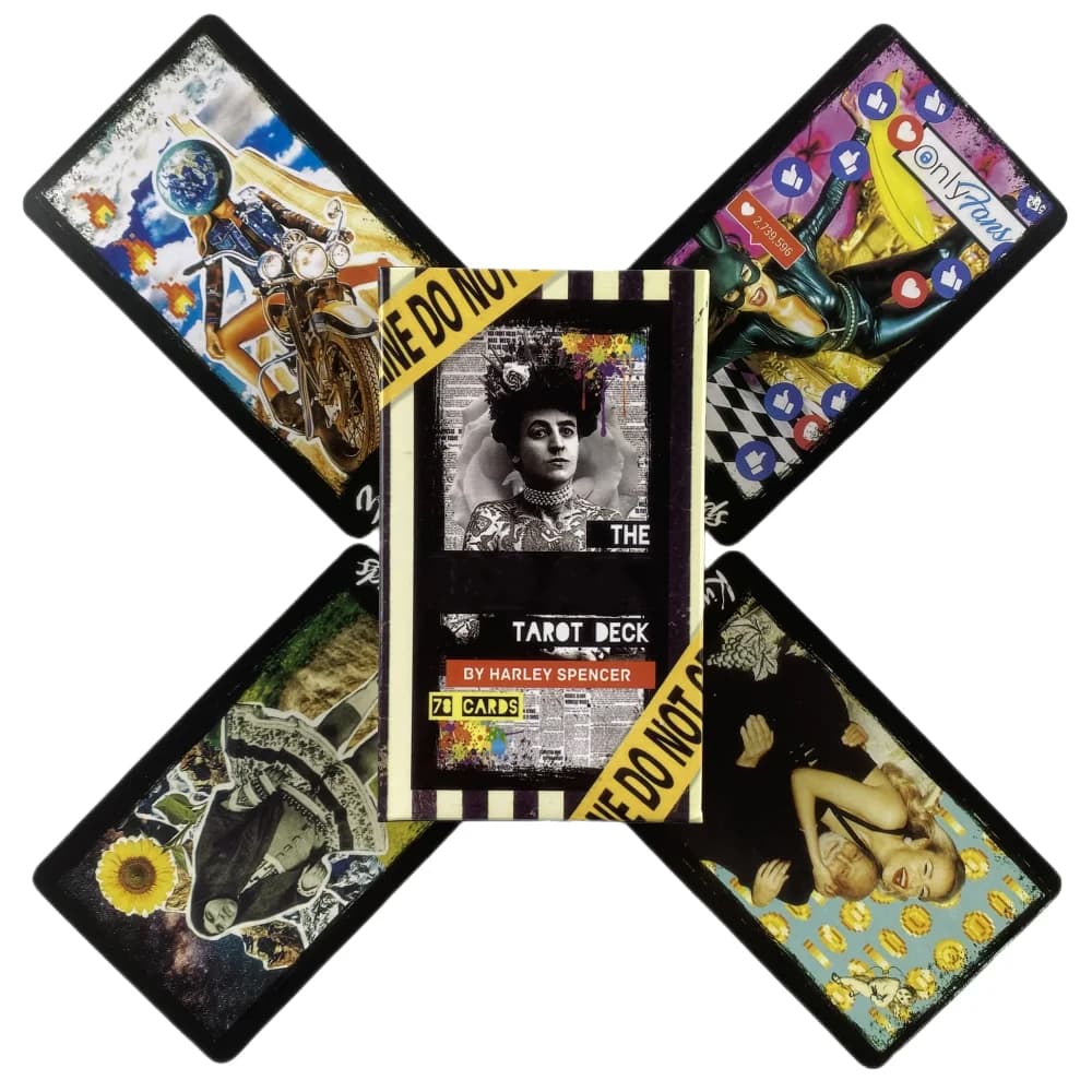 The Ass Tarot Cards Un mazzo da 78 Oracle English Visions Divination Edition Borad Playing Games