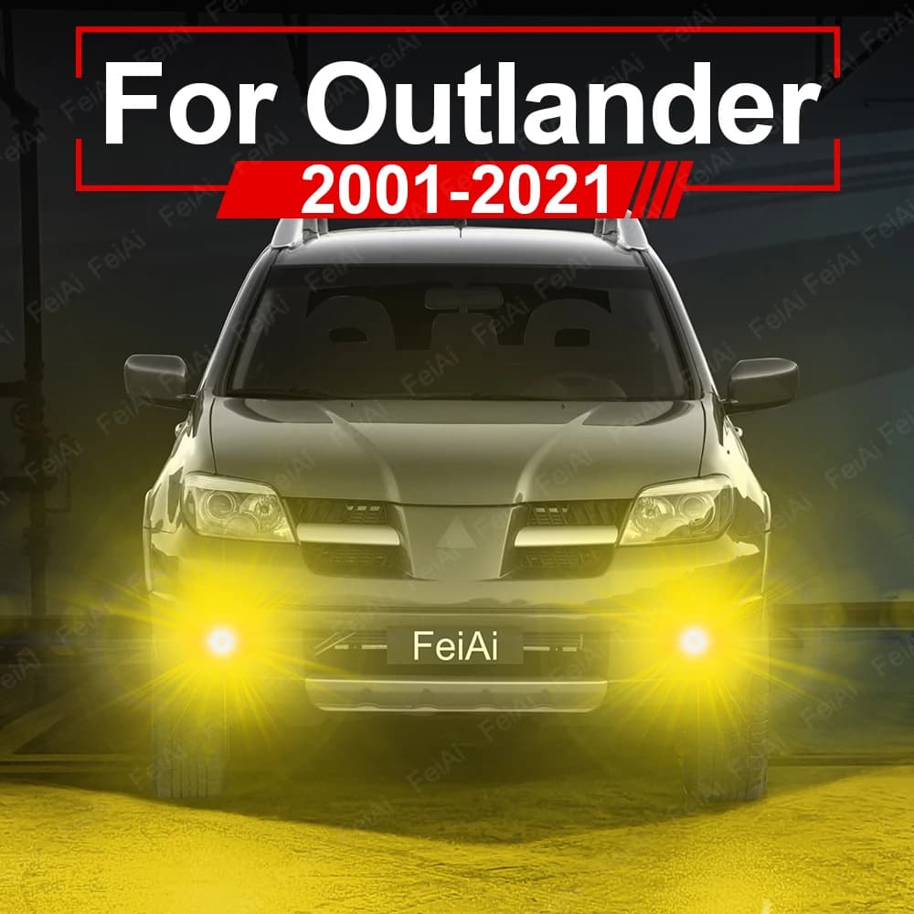 Fari fendinebbia anteriori a LED per Mitsubishi Outlander 2001-2006 2007 2008 2009 2010 2011 2012 2013 2014 2015 2016-2022 Lampadine fendinebbia