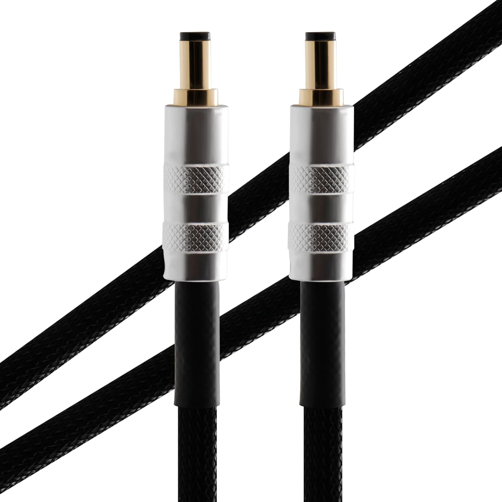 Cavo di alimentazione CC OFC di fascia alta 2x23AWG Hi-fi DC 2,5 mm/2,1 mm connettore maschio cavo di prolunga audio dedicato per audiophile