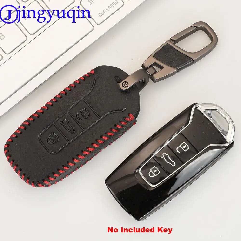 Jingyuqin Copertura Chiave In Pelle Per Volkswagen Vw Touareg 2020 2019 2018 Chiave Dell'automobile Borsa/custodia Portafoglio Portachiavi