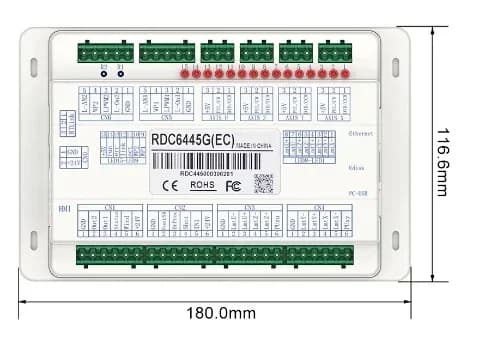 Sistema di Controllo Laser CO2 2026 Premium RDC6445G/RDC6445S - Pannello di Controllo per Incisione e Taglio Laser CO2