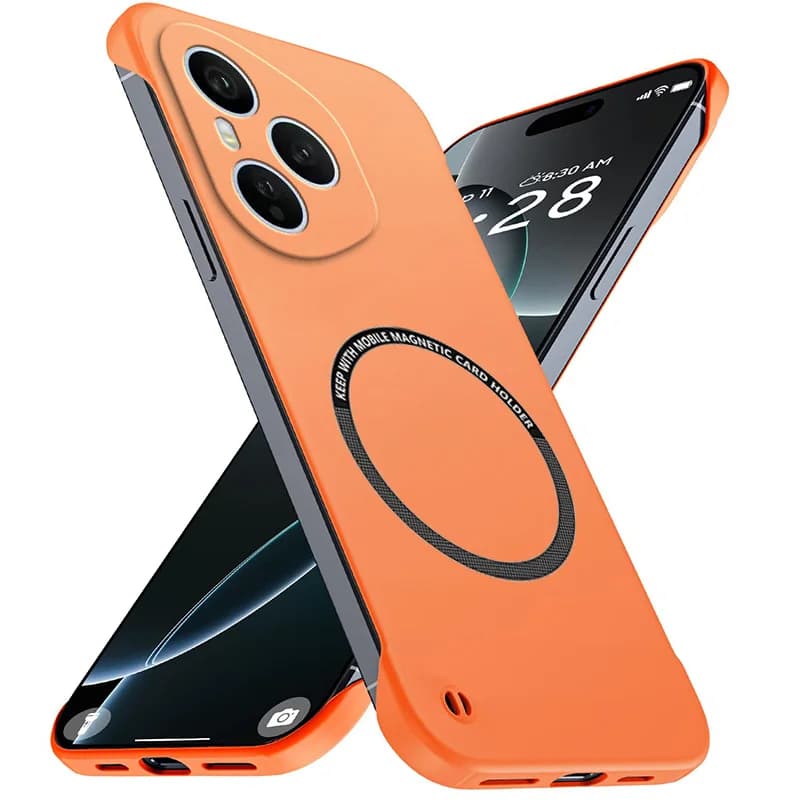 Magnetico Sottile per Honor 400 Pro Honor400 Cina Custodia per telefono senza cornice opaca antigraffio Cover rigida per PC Armatura antiurto senza bordi