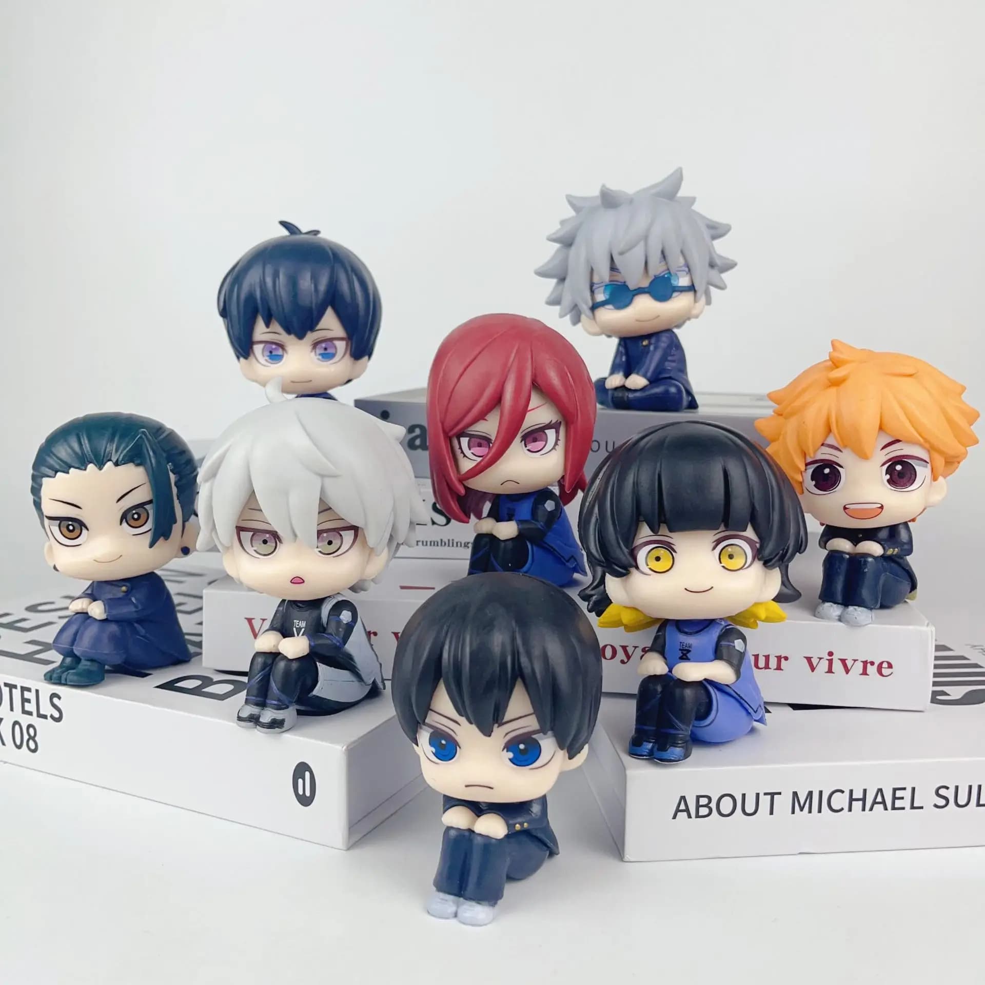 Figure Anime Jujutsu Kaisen Versione Q, Statuetta di Satoru Gojo, Action Figure di Geto Gojo, Modellino da Collezione in PVC, Regalo per Fan