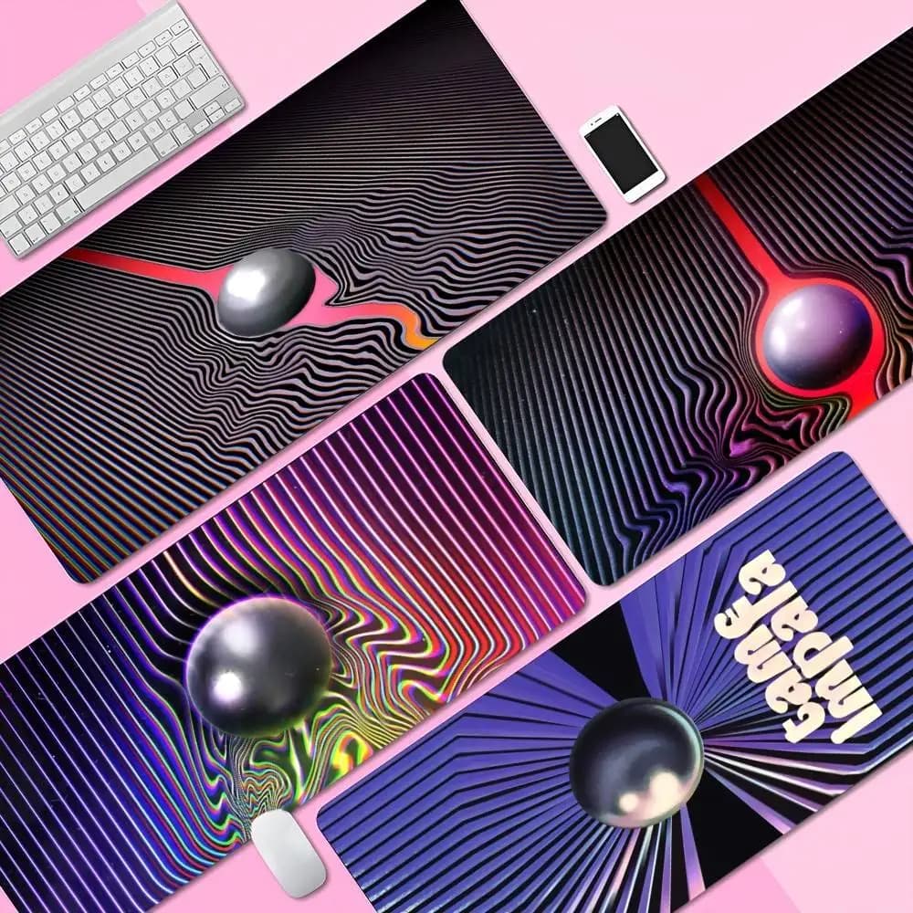 Tappetino per mouse ispessito con skin personalizzata della popolare band T-Tame I-Impala, tappetino da tavolo per tastiera da gioco e notebook di grandi dimensioni