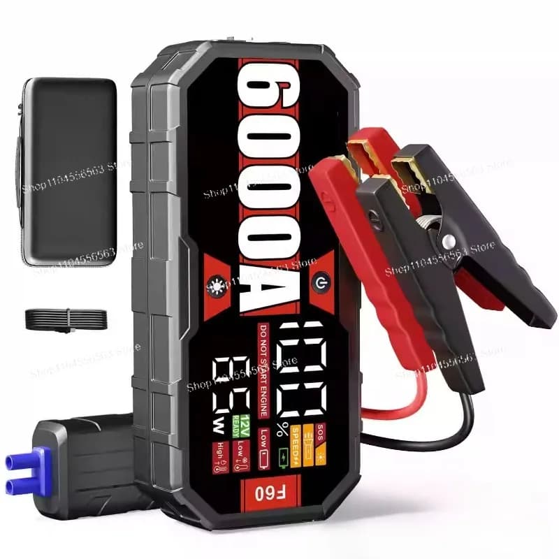 Starter per auto portatile da 12 V - Prezzo di fabbrica, Power Bank di emergenza con USB e luce LED