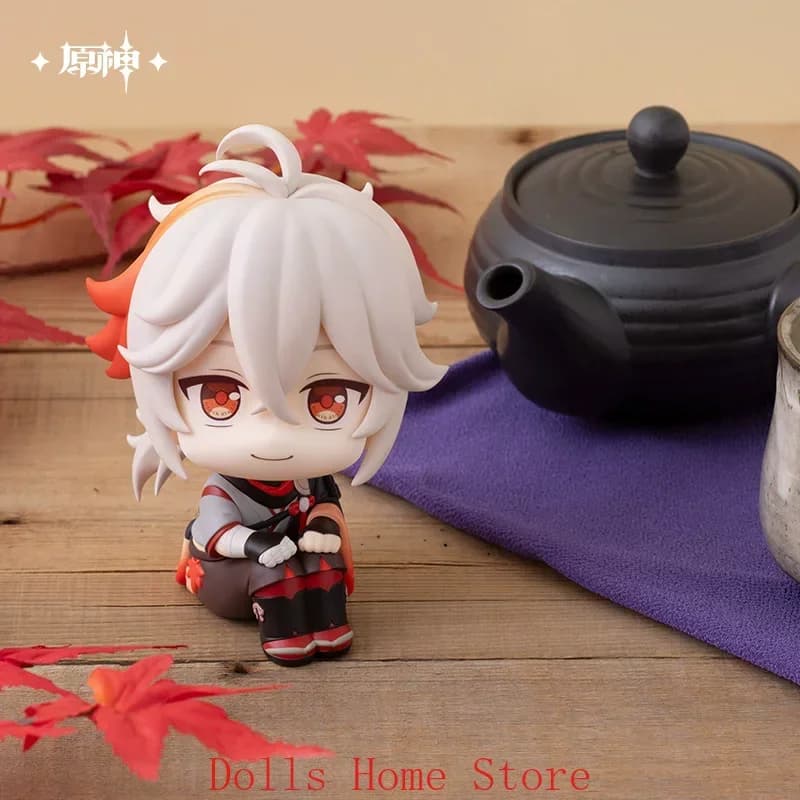 Gioco originale Kaedehara Kazuha Figura MiHoYo Genshin Impact Garage Kit Cosplay Lookup Q-versione Statua Modello Regalo di compleanno