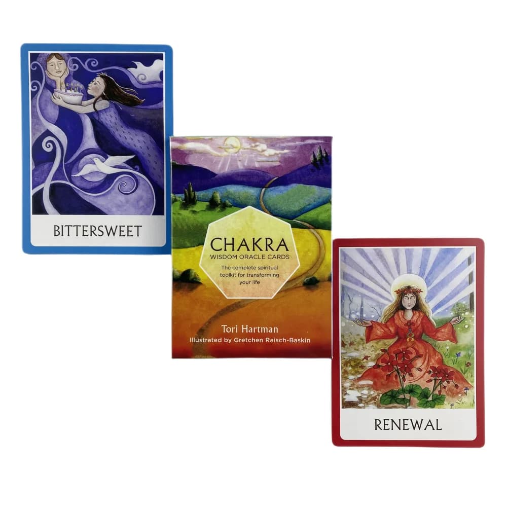 Carte dei Tarocchi Occulte di Alta Qualità a Colori, Oracolo della Saggezza dei Chakra, Forniture per Stregoneria, Oracolo dell'Amore