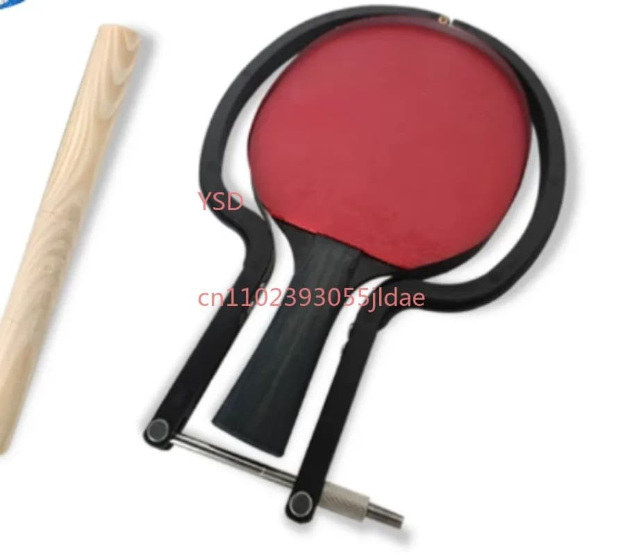 Dispositivo Manuale per Taglio e Incollaggio Gomme Racchette da Ping Pong con Doppio Cuscinetto a Rulli