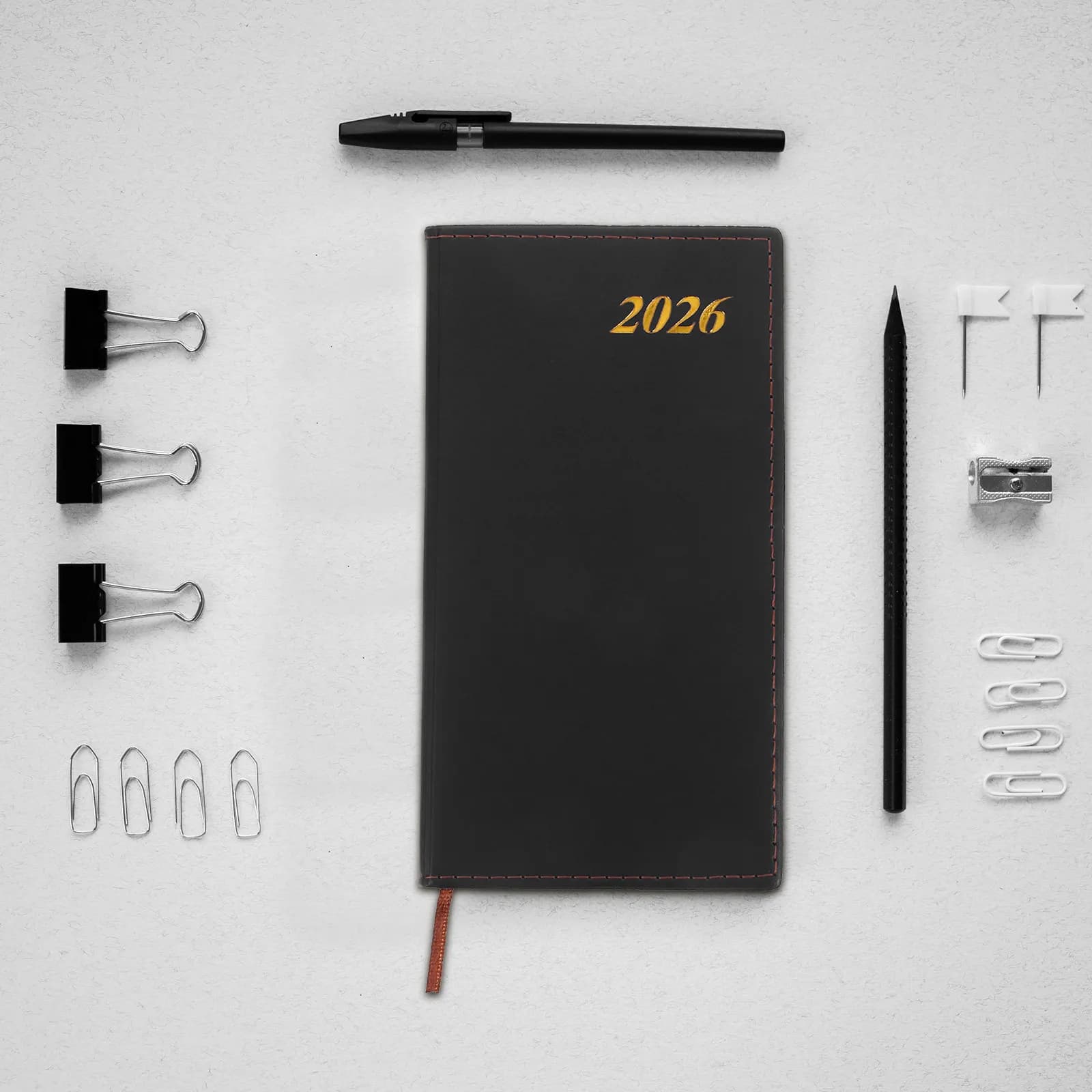 Weekly Planner 2026 A6 Pocket Size Fake Cover Small Notebook Daily Monthly to Do Appointment Organizer