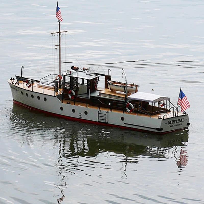 Yacht in legno nord-ovest Kit di tiglio a vento assemblato modello di nave