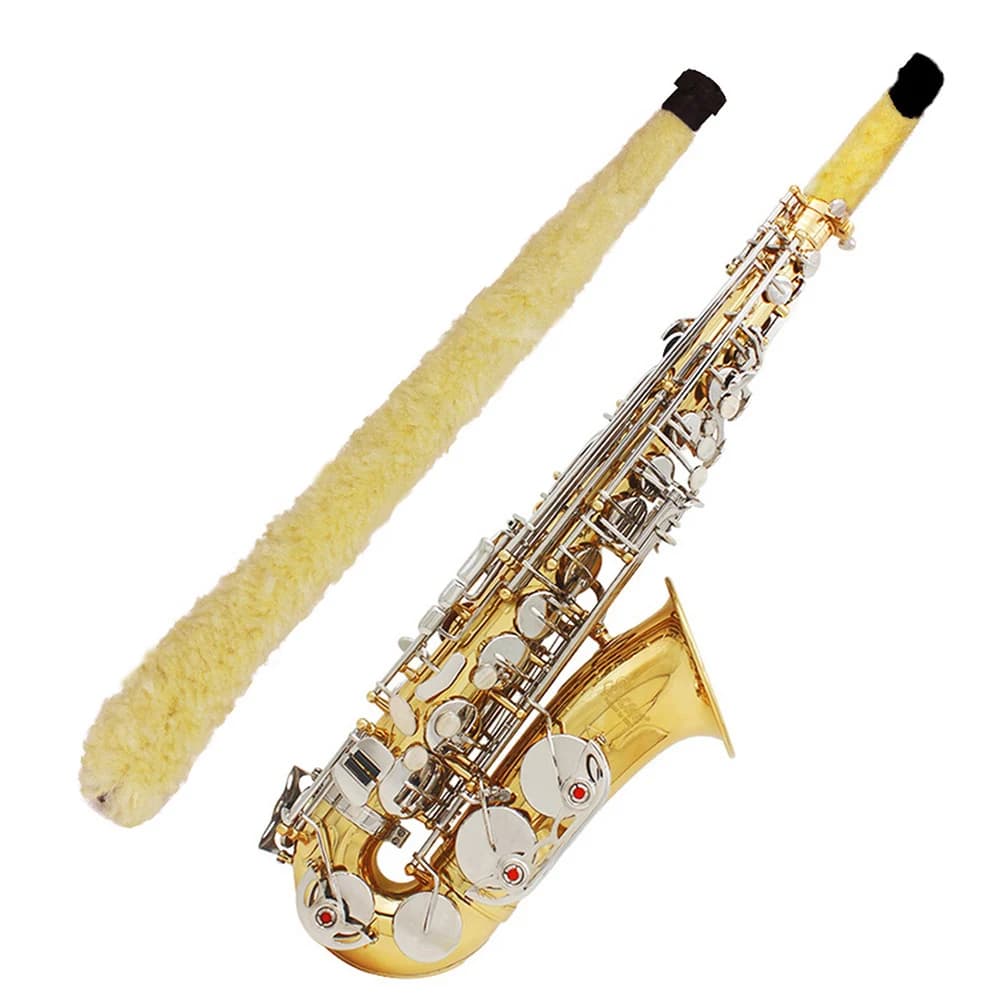 Cleaning brush space saving brush for soft inner cleaner for high tenor soprano soprano high tenor Durable accessories for wind instruments Parts for sax