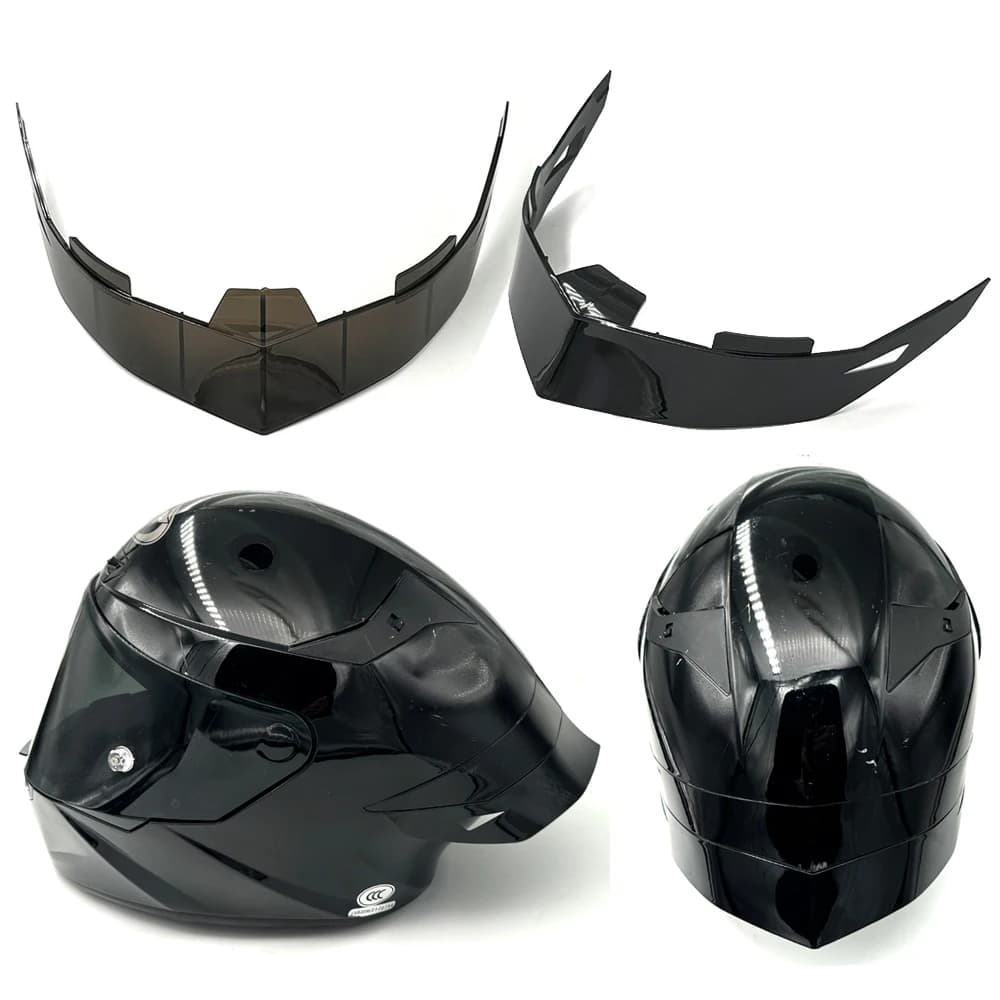 KYT accessori per casco Spoiler per KYT TT Course Helmet Decoration casco posteriore spoiler casco moto