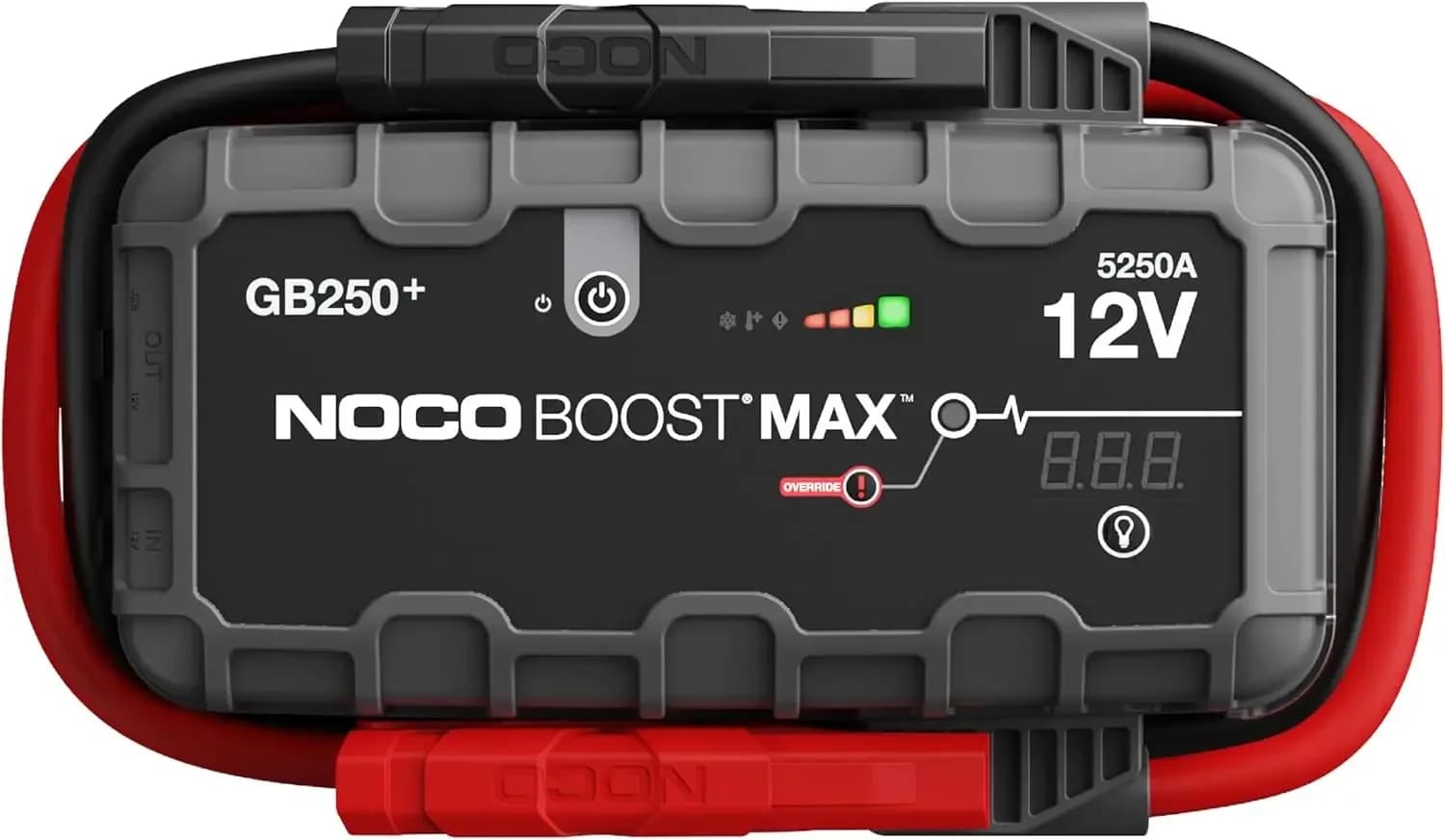 Jump Starter – 12V Lithium Battery Booster Pack, Portable Jump Box, Power Bank & Jumper Cables - for 16L Gas and Diesel Engines