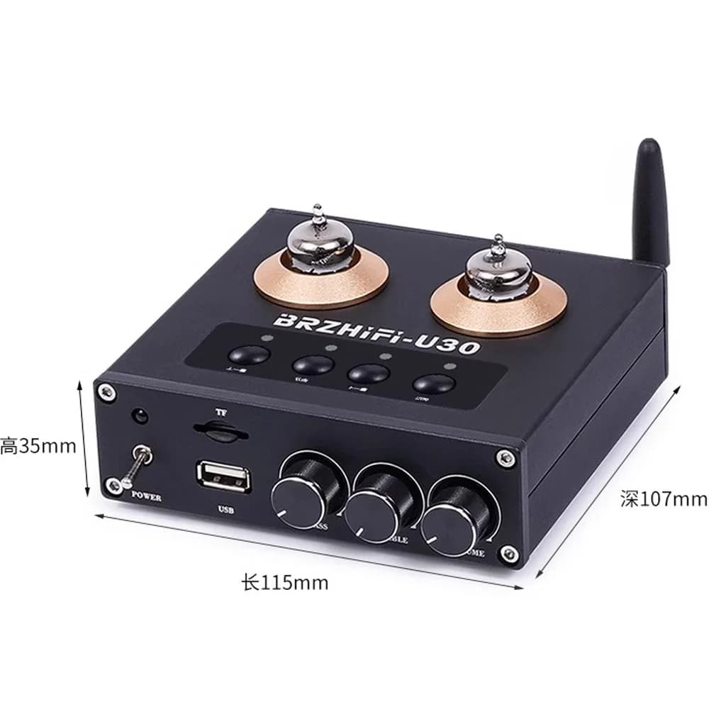 U30 Bluetooth USB Flash Drive preamplificatore elettronico per tubi HIFI Pre-effetti