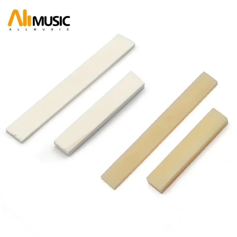 30 pz Bone Chitarra Dadi Sella Vuota Per Basso Elettrico Chitarra Classica Acustica Mandolino Banjo Ukulele 52x6x10mm 80x3x10mm