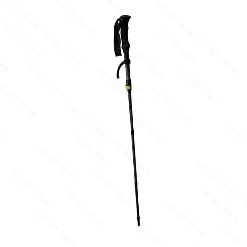 Carbon Fiber Trekking Poles, Outdoor Professional Hiking Poles, Three-section Foldable Lightweight Trekking Poles