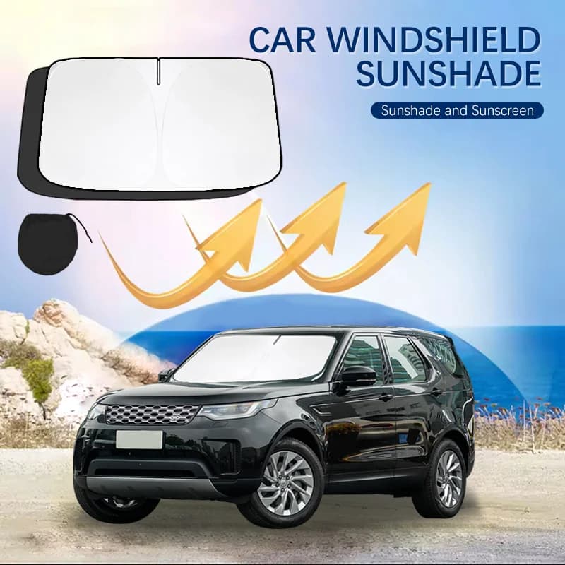 Car Windshield Sun Shade Covers for Front Window Sunscreen UV Parasol For Land Rover Discovery 5 L462 Summer Car Accessories